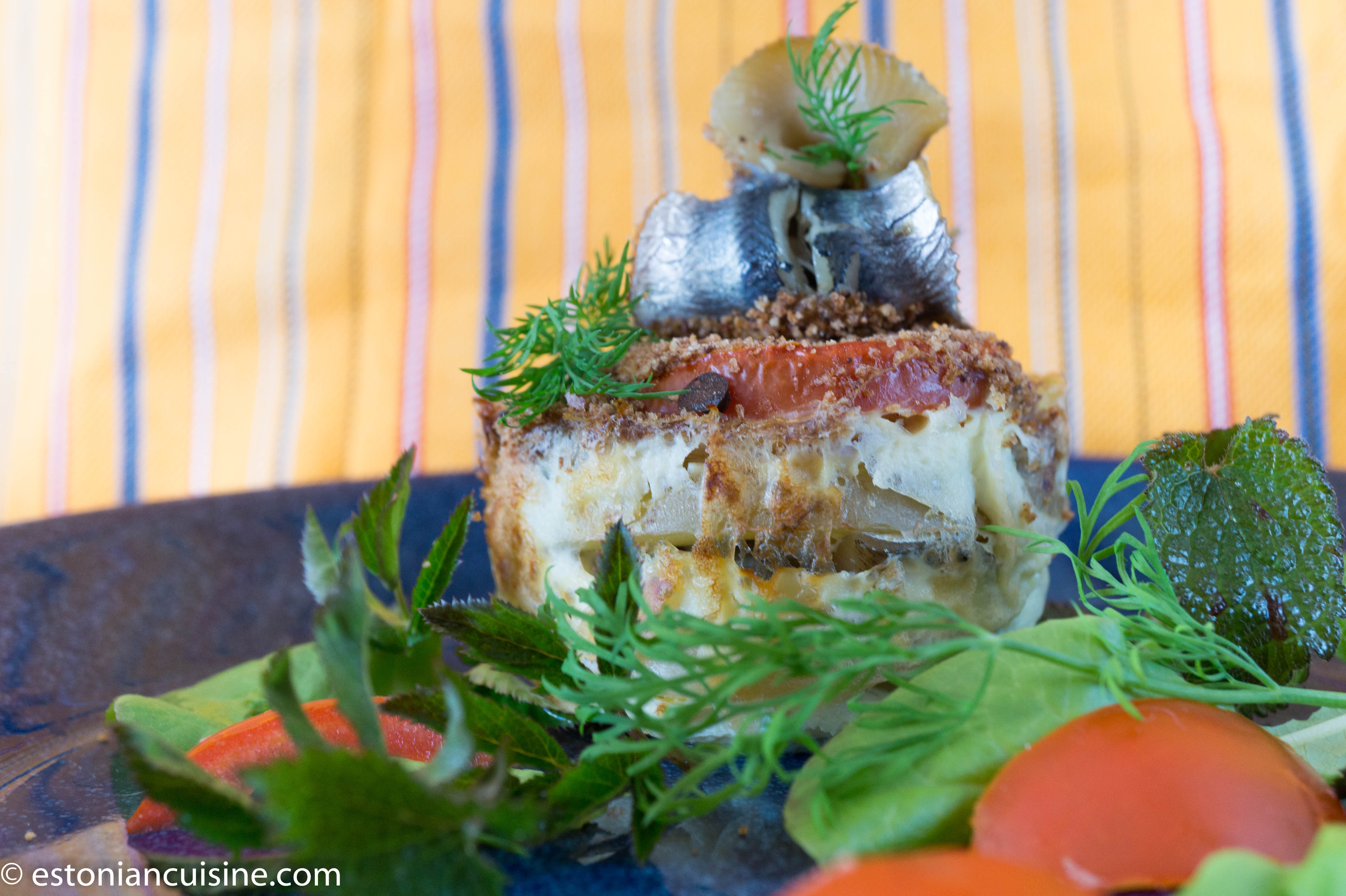 Baltic Herring and Potato Casserole. Räime ja kartulivorm – Estonian ...